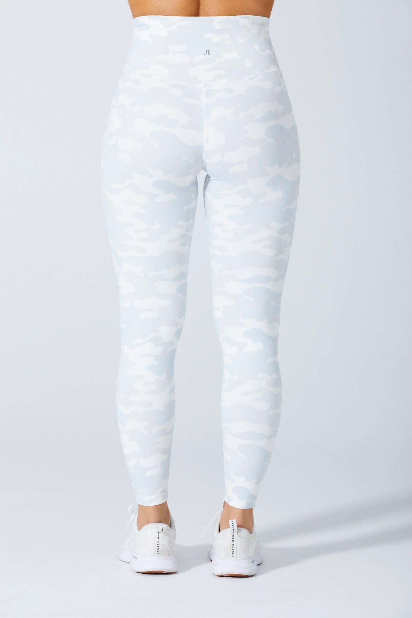 White Camouflage Full Length Hand Stitched Leggings
